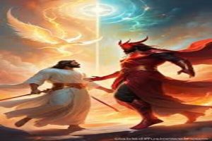 God fights the Devil